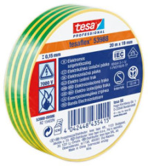 Izolan pska, 19 mm x 20 m, TESA "Professional", zelen-lt