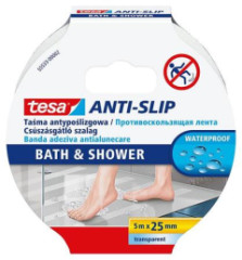 Protimykov pska, do kpene, 25 mm x 5 m, TESA "Anti-Slip", priehadn