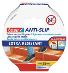 Protimykov pska, 25 mm x 5 m, TESA "Anti-slip", priesvitn