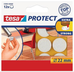 Ochrann podloky, proti pokriabaniu, 22 mm, TESA "Protect", biela