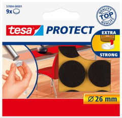 Ochrann podloky, okrhle, proti pokriabaniu, 26 mm, TESA "Protect", hned