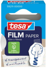 Lepiaca pska, popisovaten, papier, 19 mm x 10 m, TESA "Tesafilm", priehadn