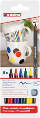 Popisova na porceln, sada, EDDING  "4200 Family color", 6 rznych farieb