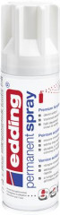 Akrylov sprej, 200ml, EDDING "5200", leskl biela