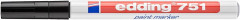 Lakov popisova, 1-2 mm, EDDING "751", ierny