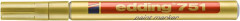 Lakov popisova, 1-2 mm, EDDING "751", zlat