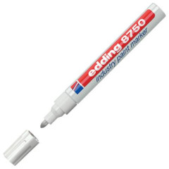 Lakov popisova, 2-4 mm, EDDING, "8750", biely
