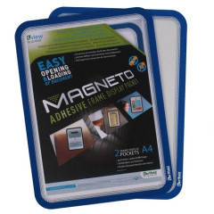 Informan rm, samolepiaca zadn strana, A4, DJOIS "Magneto", modr