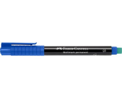 Permanentn popisova, OHP, 0,4 mm, FABER-CASTELL "Multimark 1523", modr