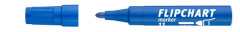 Popisova na flipchartov tabule, 1-3 mm, kueov hrot, ICO "Artip 11", modr
