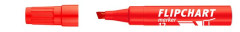 Popisova na flipchartov tabule, 1-4 mm, zrezan hrot, ICO "Artip 12 ", erven