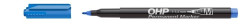 Permanentn popisova, OHP, 1-1,5 mm, M, ICO, modr