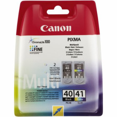PG-40 /CL-41 npl multipack do tlaiarn Pixma iP1300, 1600, 1700, CANON, ierna,farebn, 16ml+12ml