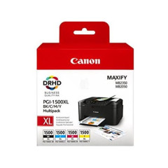 PGI-1500XLKIT npl multipack do tlaiarn Maxify MB2350, CANON, b+c+m+y, 34 ml+3*12 ml