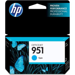 CN050AE toner k tlaiaram OfficeJet Pro 8100, 8600, HP 951, modr, 0,75k