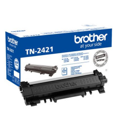 TN2421 toner k tlaiaram MFC-L2712DN, MFCL2712DW, MFCL2732DW, BROTHER, ierny, 3k