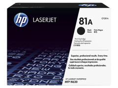 CF281A Laserov toner k tlaiaram LaserJet Enterprise M604n, MFP M630f, HP 81, ierny, 10,5k
