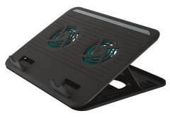 Stojan na notebook, s ventiltorom, USB, TRUST "Cyclone"