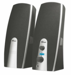 Reproduktor, 2.0, 10W, TRUST "MiLa", ierny-siv