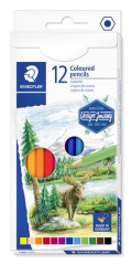 Farebn ceruzky, sada, eshrann, STAEDTLER "146C", 12 rznych farieb