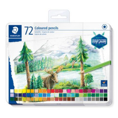 Farebn ceruzky, sada, eshrann, kovov krabica, STAEDTLER "146 C", 72 rznych farieb