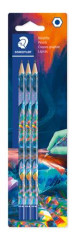 Grafitov ceruzka, sada, HB, eshrann, STAEDTLER "170 BK3-1", Multiverzum