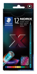 Farebn ceruzky, sada, STAEDTLER "Norix 186", 12 rznych farieb