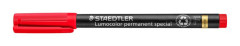 Permanentn popisova, 0,6 mm, STAEDTLER "Lumocolor Special", erven