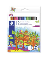 Fixky, sada, 1 mm, STAEDTLER "325", 12 rznych farieb