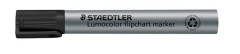 Popisova na flipchartov tabule, 2 mm, kueov hrot, STAEDTLER "Lumocolor 356", ierny