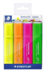 Zvrazova, sada, 1-5 mm, STAEDTLER "Classic 364", 4 rzne farby
