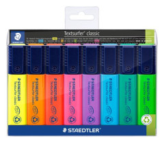 Zvrazova, sada, 1-5 mm, STAEDTLER "Textsurfer Classic", 8 rznych farieb
