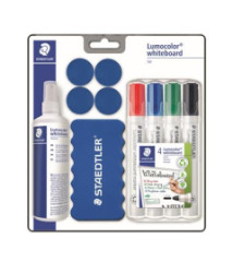 Popisova na tabule, 2 mm, kueovit hrot, STAEDTLER "Lumocolor Set 613 S", 10-kusov