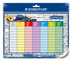 Rozvrh hodn, stieraten, samolepiaci, STAEDTLER "641 SP2"