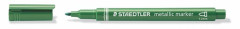 Dekoran popisova, 1-2 mm, kueov hrot, STAEDTLER "8323", kovovo zelen