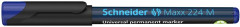 Permanentn popisova, OHP, 1 mm, SCHNEIDER "Maxx 224 M", modr