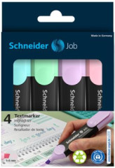Zvrazova, sada, 1-5 mm, SCHNEIDER "Job Pastel", 4 rzne pastelov farby