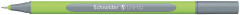 Liner, 0,4 mm, SCHNEIDER "Line-Up", strieborn