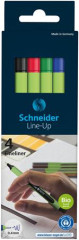 Liner, sada, 0,4 mm, SCHNEIDER "Line-Up", 4 rzne farby