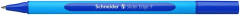 Gukov pero, 0,3 mm, s vrchnkom, SCHNEIDER "Slider Edge F", modr