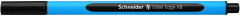 Gukov pero, 0,7 mm, s vrchnkom, SCHNEIDER "Slider Edge XB", ierne
