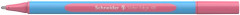 Gukov pero, 0,7 mm, s vrchnkom, SCHNEIDER "Slider Edge XB Pastel", flamingo