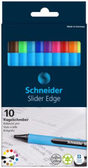 Gukov pero, sada 0,7 mm, s vrchnkom, SCHNEIDER "Slider Edge XB", mix farieb