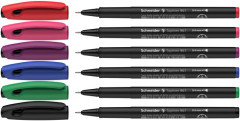 Liner, 0,4 mm, SCHNEIDER "Topliner 967", 6 rznych farieb
