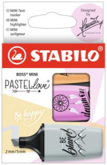 Zvrazova, sada, STABILO "Boss Mini Pastellove", 3 rzne farby
