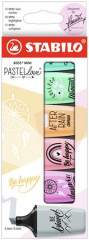 Zvrazova, sada, STABILO "Boss Mini Pastellove", 6 rznych farieb