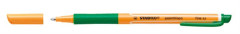 Roller, 0,5 mm, STABILO "PointVisco", zelen