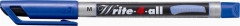 Permanentn popisova, 1 mm, kueov hrot, STABILO "Write-4-all", M, modr