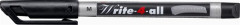 Permanentn popisova, 1 mm, kueov hrot, STABILO "Write-4-all", M, ierna