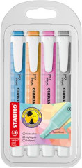 Zvrazova, sada, 1-4 mm, STABILO "Swing cool Pastel", 4 rzne farby